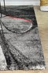 Marvel 37 Dark Grey Red Rug - Floorsome - MODERN - MILL - D037A - D.GREY - RED - 60X90 - MODERN
