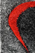 Marvel 37 Dark Grey Red Runner - Floorsome - RUNNER - MILL - D037A - D.GREY - RED - 80X300 - RUNNER