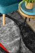 Marvel 37 Dark Grey Red Runner - Floorsome - RUNNER - MILL - D037A - D.GREY - RED - 80X300 - RUNNER