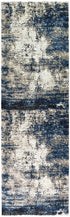 Marvel 651 Beige Blue Runner - Floorsome - RUNNER - MILL - B651A - WHITE - BLUE - 80X300 - RUNNER