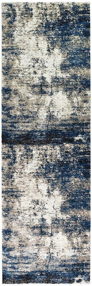 Marvel 651 Beige Blue Runner - Floorsome - RUNNER