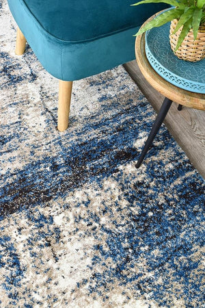 Marvel 651 Beige Blue Runner - Floorsome - RUNNER