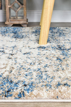Marvel 651 Beige Blue Runner - Floorsome - RUNNER