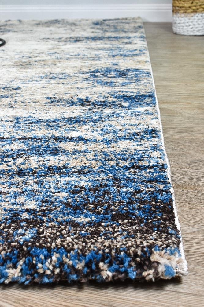 Marvel 651 White Blue Rug - Floorsome - MODERN - MILL - B651A - WHITE - BLUE - 60X90 - MODERN