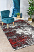 Marvel 651 White Red Rug - Floorsome - MODERN - MILL - B651A - WHITE - RED - 60X90 - MODERN