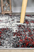 Marvel 651 White Red Runner - Floorsome - RUNNER - MILL - B651A - WHITE - RED - 80X300 - RUNNER