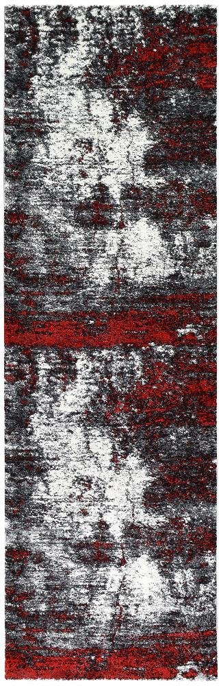 Marvel 651 White Red Runner - Floorsome - RUNNER - MILL - B651A - WHITE - RED - 80X300 - RUNNER