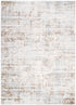 Maya Abstract Distressed Cream and Beige Rug - M105 - Floorsome - Area Rug - MAYA160M105 - Area Rug
