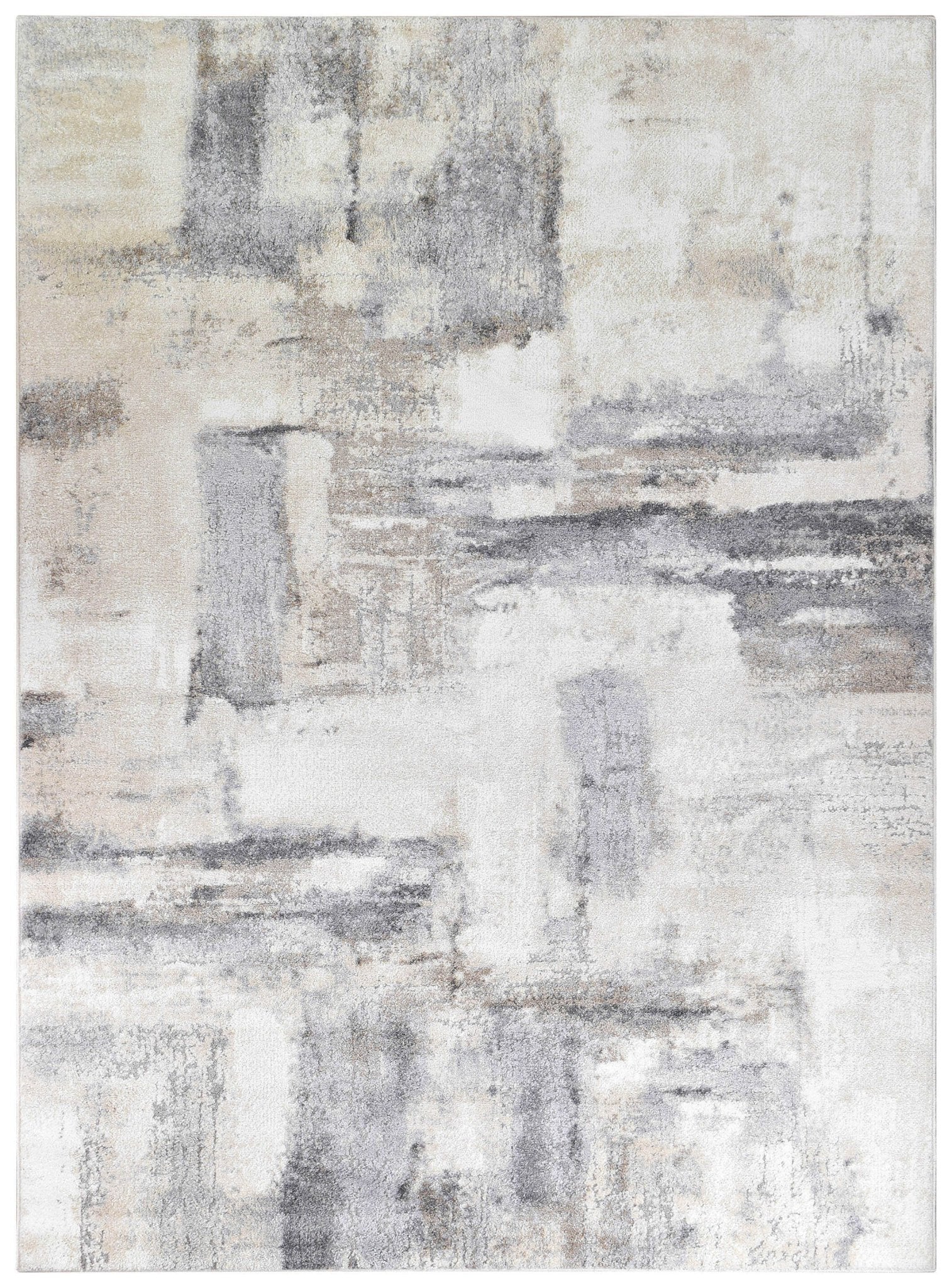 Maya Mosaic Rug - Floorsome - MODERN - CHAR-DRIFTWOOD-80X150 - MODERN