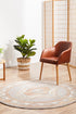 Mayfair Caitlen Grey Round Rug - Floorsome - MAYFAIR COLLECTION - MAY - CAT - GRY - 150X150 - MAYFAIR COLLECTION