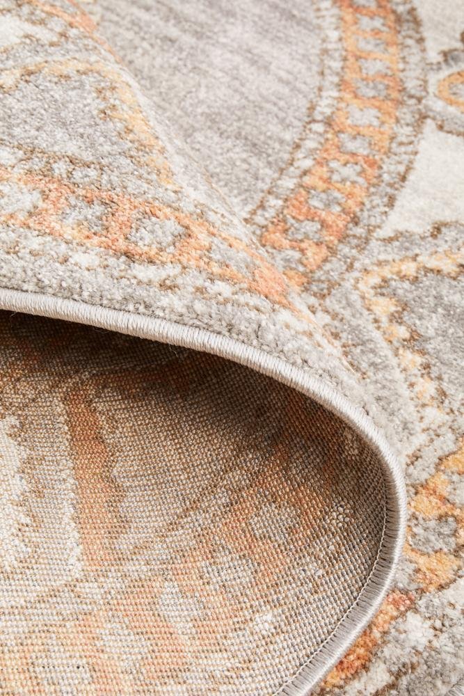 Mayfair Caitlen Grey Round Rug - Floorsome - MAYFAIR COLLECTION - MAY - CAT - GRY - 150X150 - MAYFAIR COLLECTION