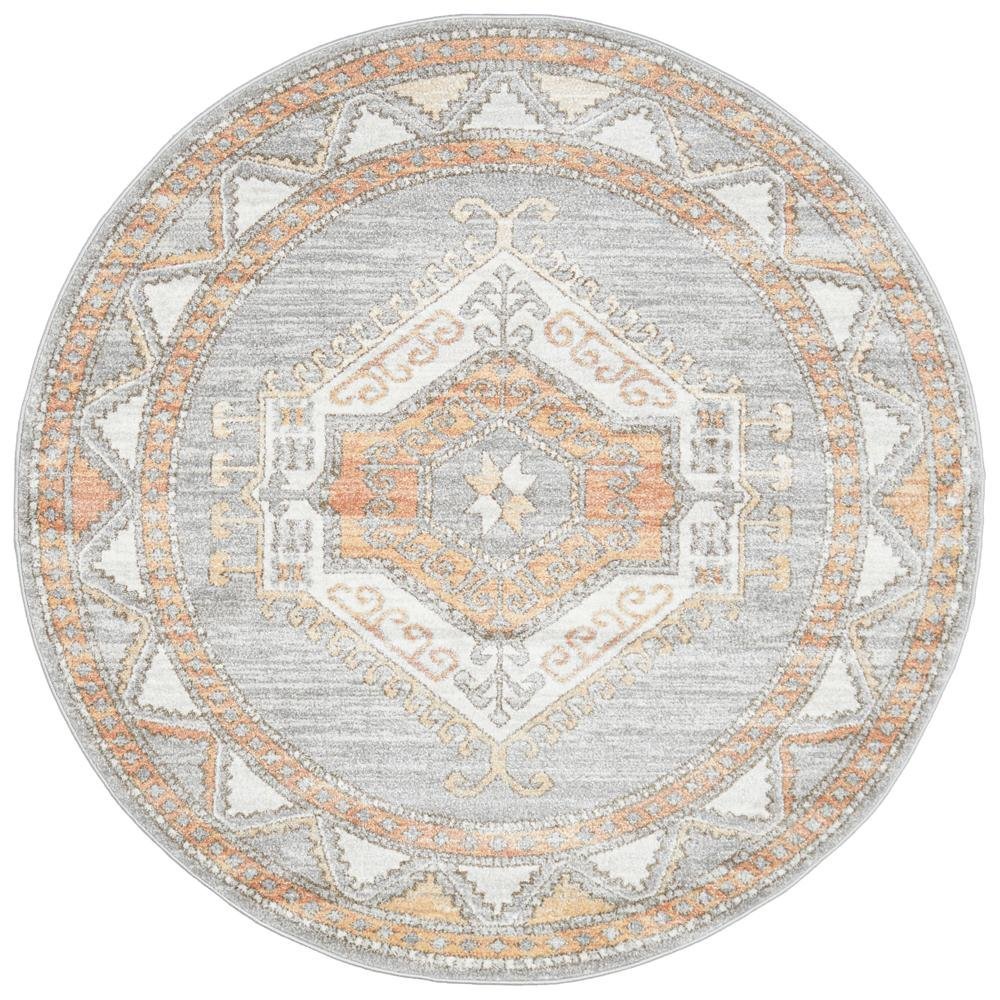 Mayfair Caitlen Grey Round Rug - Floorsome - MAYFAIR COLLECTION - MAY - CAT - GRY - 150X150 - MAYFAIR COLLECTION