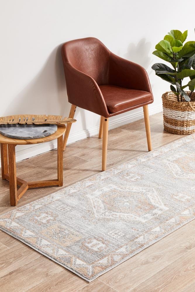 Mayfair Caitlen Grey Runner Rug - Floorsome - MAYFAIR COLLECTION - MAY - CAT - GRY - 300X80 - MAYFAIR COLLECTION