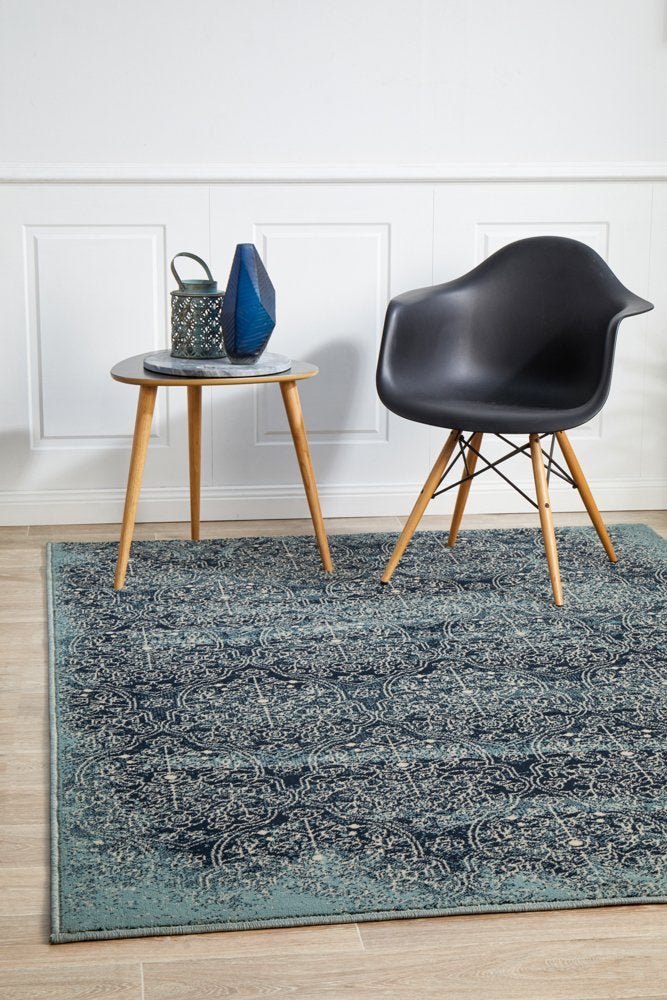 Mayfair Edge Denim Rug - Floorsome - Traditional - OXF - 435 - DEN - 230X160 - Traditional