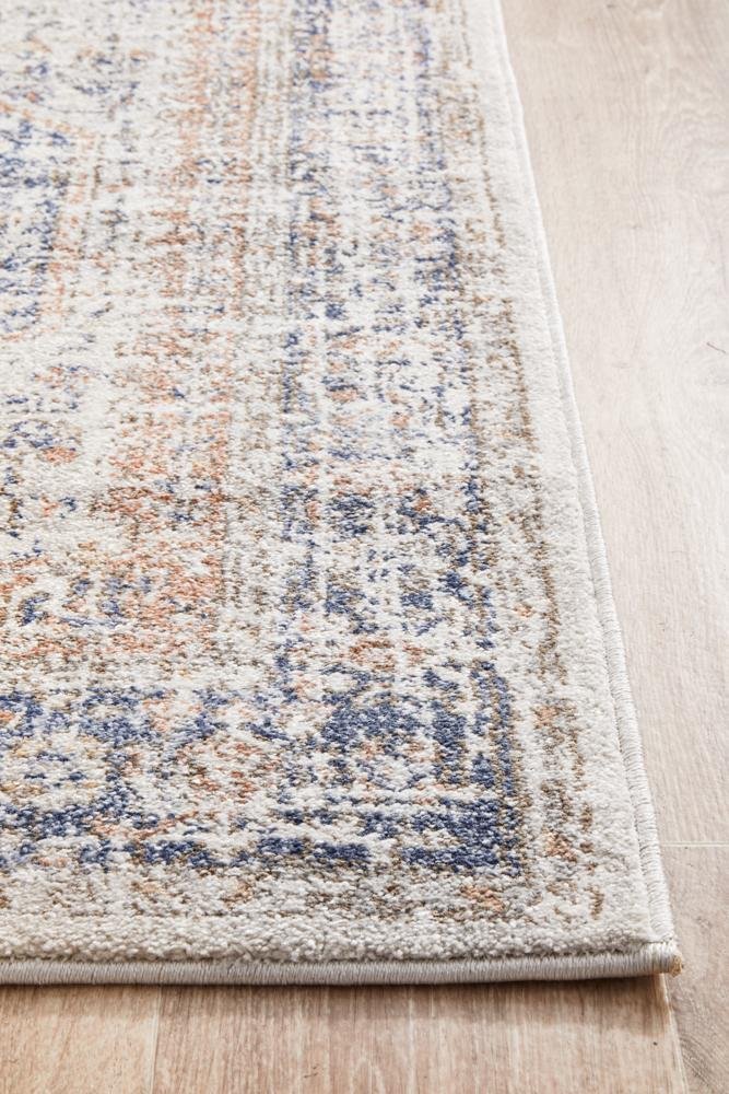 Mayfair Lorissa Blue Runner Rug - Floorsome - MAYFAIR COLLECTION - MAY - LOR - BLU - 300X80 - MAYFAIR COLLECTION