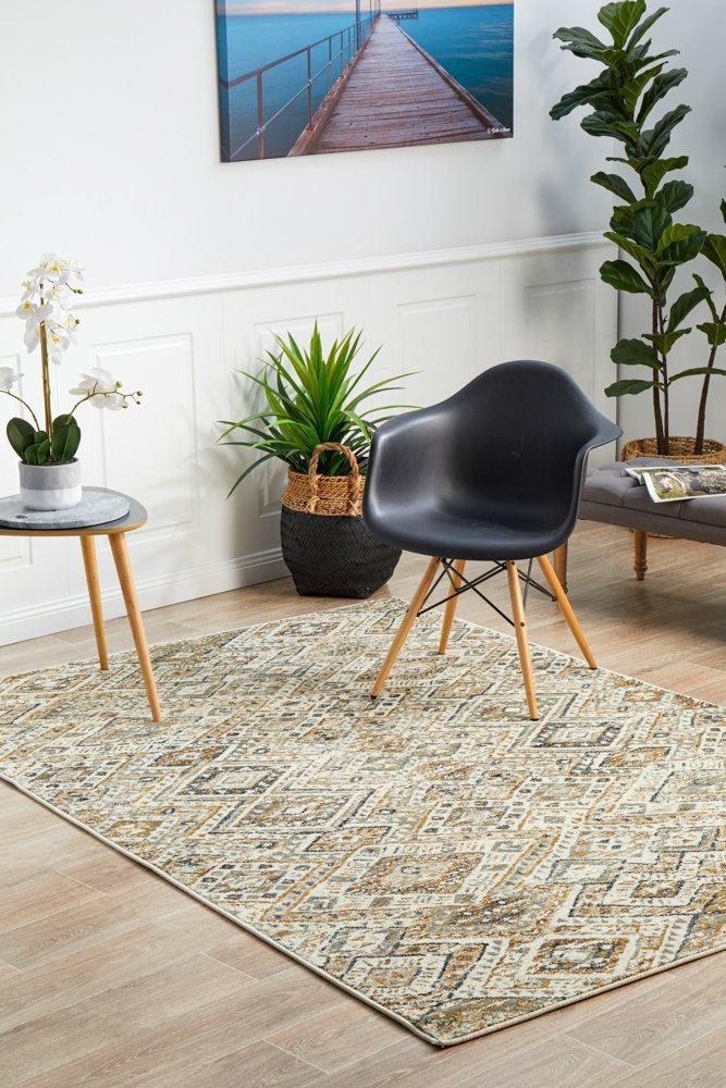 Mayfair Tribe Bone Rug - Floorsome - Traditional - OXF - 433 - BON - 230X160 - Traditional