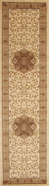 Medallion Classic Design Runner Rug Ivory - Floorsome - Traditional - IST - 3 - II - 300X80 - Traditional