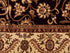 Medallion Rug Black with Ivory Border Runner - Floorsome - Traditional - SYD - 9 - BI - 300X80 - Traditional