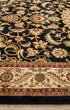 Medallion Rug Black with Ivory Border - Floorsome - Traditional - SYD - 9 - BI - 150X80 - Traditional