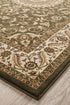 Medallion Rug Green with Ivory Border - Floorsome - Traditional - SYD - 9 - GI - 150X80 - Traditional