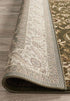 Medallion Rug Green with Ivory Border - Floorsome - Traditional - SYD - 9 - GI - 150X80 - Traditional