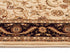 Medallion Rug Ivory with Black Border Runner - Floorsome - Traditional