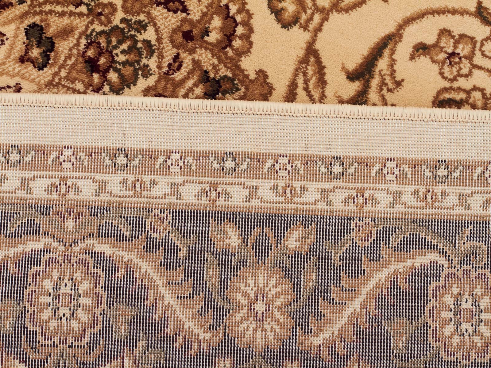 Medallion Rug Ivory with Black Border Runner - Floorsome - Traditional - SYD - 9 - IB - 300X80 - Traditional