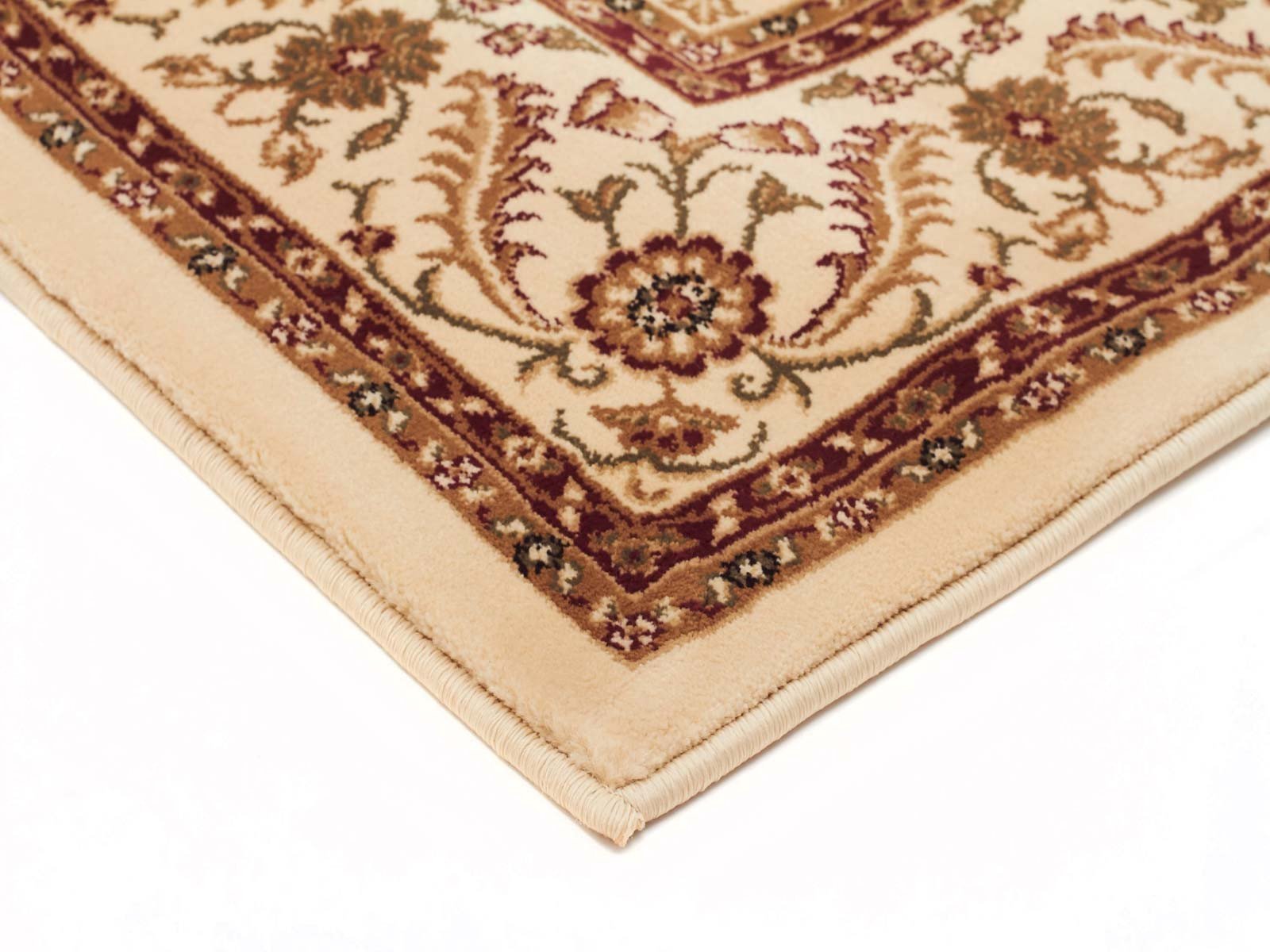 Medallion Rug Ivory with Ivory Border Runner - Floorsome - Traditional - SYD - 9 - II - 300X80 - Traditional