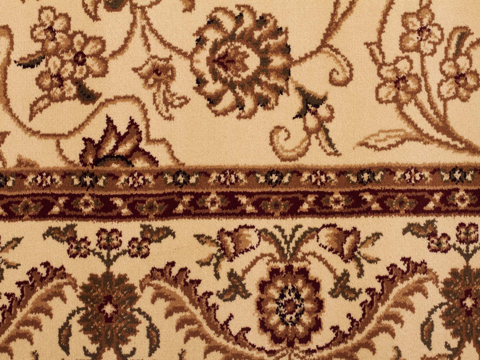 Medallion Rug Ivory with Ivory Border Runner - Floorsome - Traditional - SYD - 9 - II - 300X80 - Traditional
