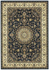 Medallion Rug Navy with Ivory Border - Floorsome - Traditional - SYD - 9 - NI - 150X80 - Traditional
