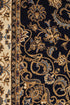 Medallion Rug Navy with Ivory Border - Floorsome - Traditional - SYD - 9 - NI - 150X80 - Traditional