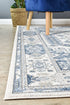 Medina Cream Blue Rug A161A - Floorsome - MODERN - MARA - A161A - CREAM - 80X300 - MODERN