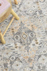 Medina Grey Mustard Runner Rug 0320C - Floorsome - RUNNER - MARA - 0320C - CREAM - 80X300 - RUNNER