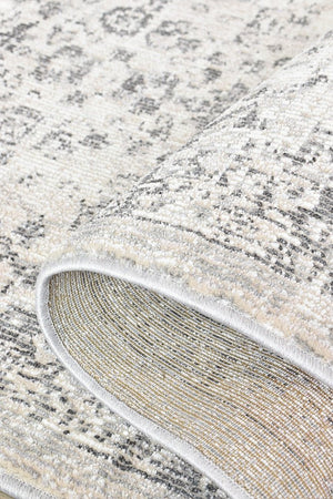 Medina Grey Runner Rug 0321B - Floorsome - RUNNER