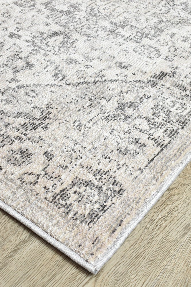 Medina Grey Runner Rug 0321B - Floorsome - RUNNER - MARA - 0321B - BEIGE - 80X300 - RUNNER