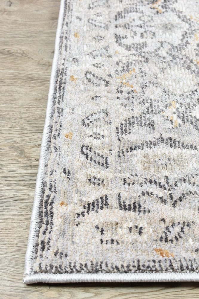 Medina L.Grey Rug 0318A - Floorsome - MODERN - MARA - A318A - L.GREY - 80X300 - MODERN