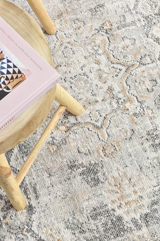 Medina L.Grey Rug 0318A - Floorsome - MODERN - MARA - A318A - L.GREY - 80X300 - MODERN