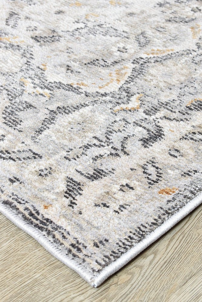 Medina L.Grey Rug 0318A - Floorsome - MODERN - MARA - A318A - L.GREY - 80X300 - MODERN