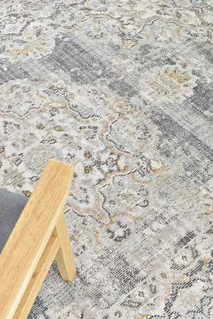 Medina L.Grey Rug 0318A - Floorsome - MODERN