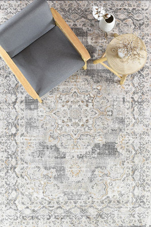 Medina L.Grey Rug 0318A - Floorsome - MODERN