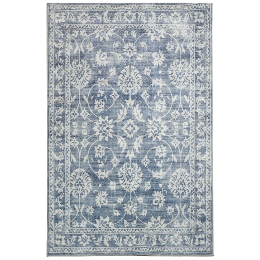 Megan Blue Machine Washable Carpet - Floorsome - Rugs - MWRMGNBLU090150 - Rugs