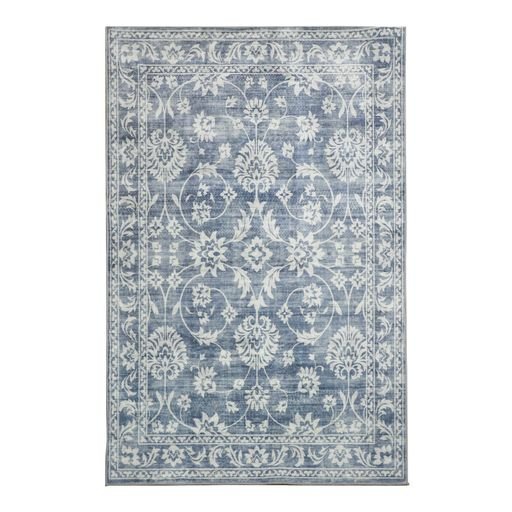 Megan Blue Machine Washable Rug - Floorsome - Modern - MWRMGNBLU060180 - Modern