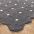 Mellow Rectangle Scalloped Kids Rug Grey - Floorsome - Area Rug - MELL120GARG - Area Rug