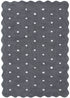 Mellow Rectangle Scalloped Kids Rug Grey - Floorsome - Area Rug - MELL120GARG - Area Rug