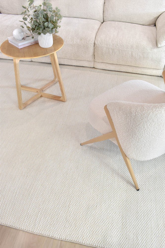 Mellura Cloud Silk Wool Rug - Floorsome - TEXTURED - ALL - CLOUD - SILK - 155X225 - TEXTURED