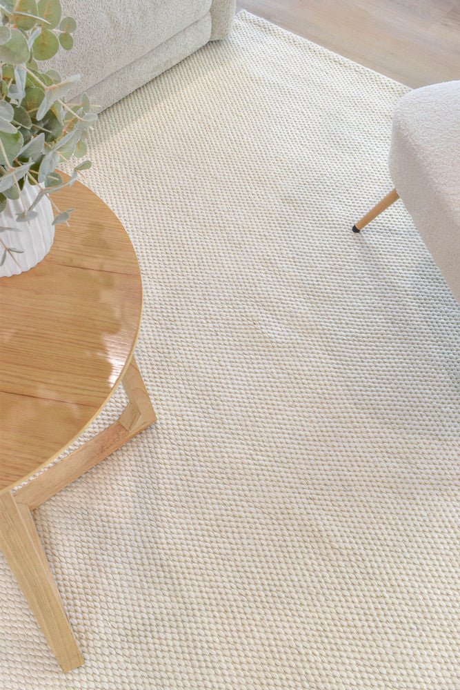Mellura Cloud Silk Wool Rug - Floorsome - TEXTURED - ALL - CLOUD - SILK - 155X225 - TEXTURED