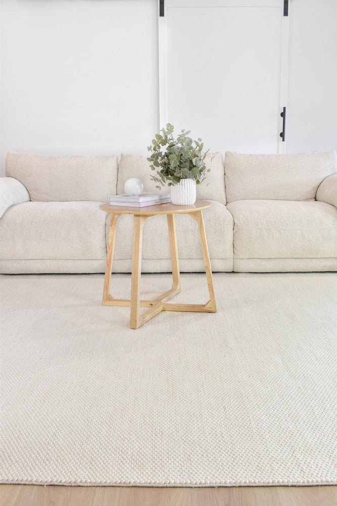 Mellura Cloud Silk Wool Rug - Floorsome - TEXTURED - ALL - CLOUD - SILK - 155X225 - TEXTURED