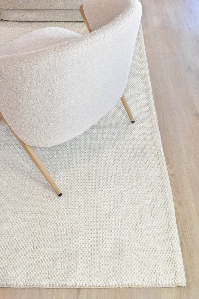 Mellura Cloud Silk Wool Rug - Floorsome - TEXTURED - ALL - CLOUD - SILK - 155X225 - TEXTURED
