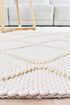 Mellura Diamond Frost Wool Rug - Floorsome - TEXTURED - ALL - DIAMOND - FROST - 155X225 - TEXTURED