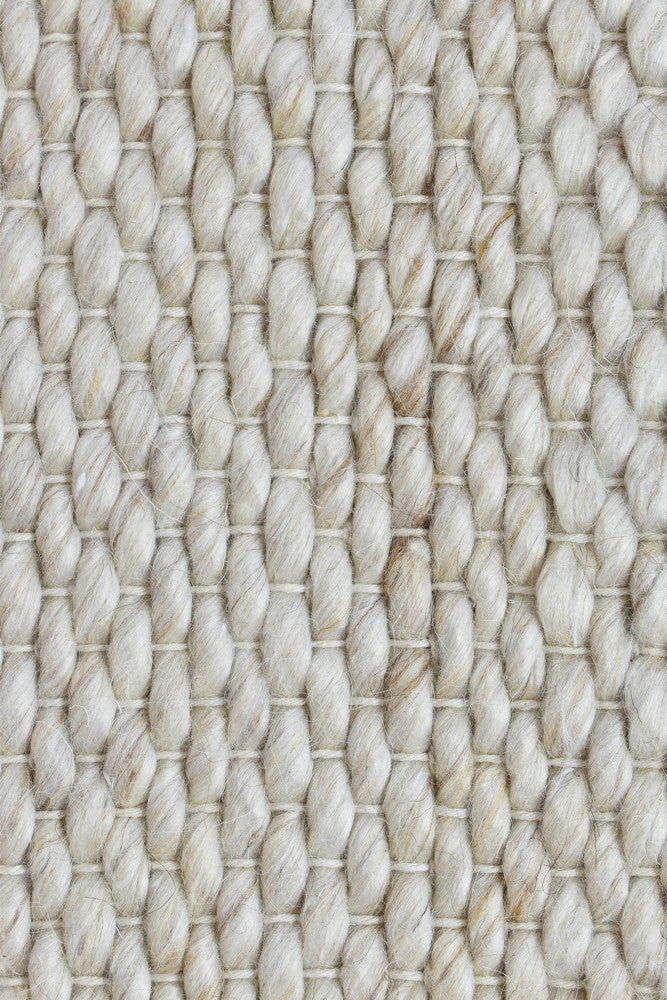 Mellura Earth Linen Wool Rug - Floorsome - TEXTURED - ALL - EARTH - LINEN - 155X225 - TEXTURED